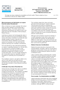 Business Newsletter - July 2024